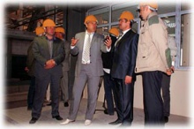На цементном заводе в Пикалево прошла встреча с деловыми партнерами