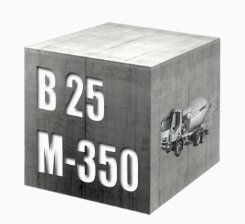 Бетон М350 В25