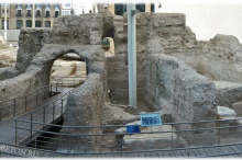 Остатки римских бетонных сооружений